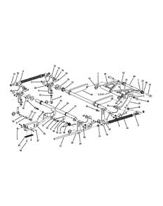 Lift Assembly Diagram and Parts List for M60-KH (53CH8CT6050-27HP)(2011) Cub Cadet Lawn Tractor